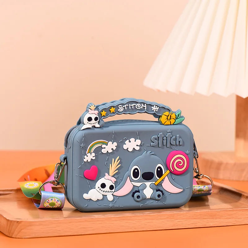 Disney New Children's Crossbody Bag Fashion High Quality Children's Handbag Cartoon Cute Birthday Gift Children's Zero Wallet