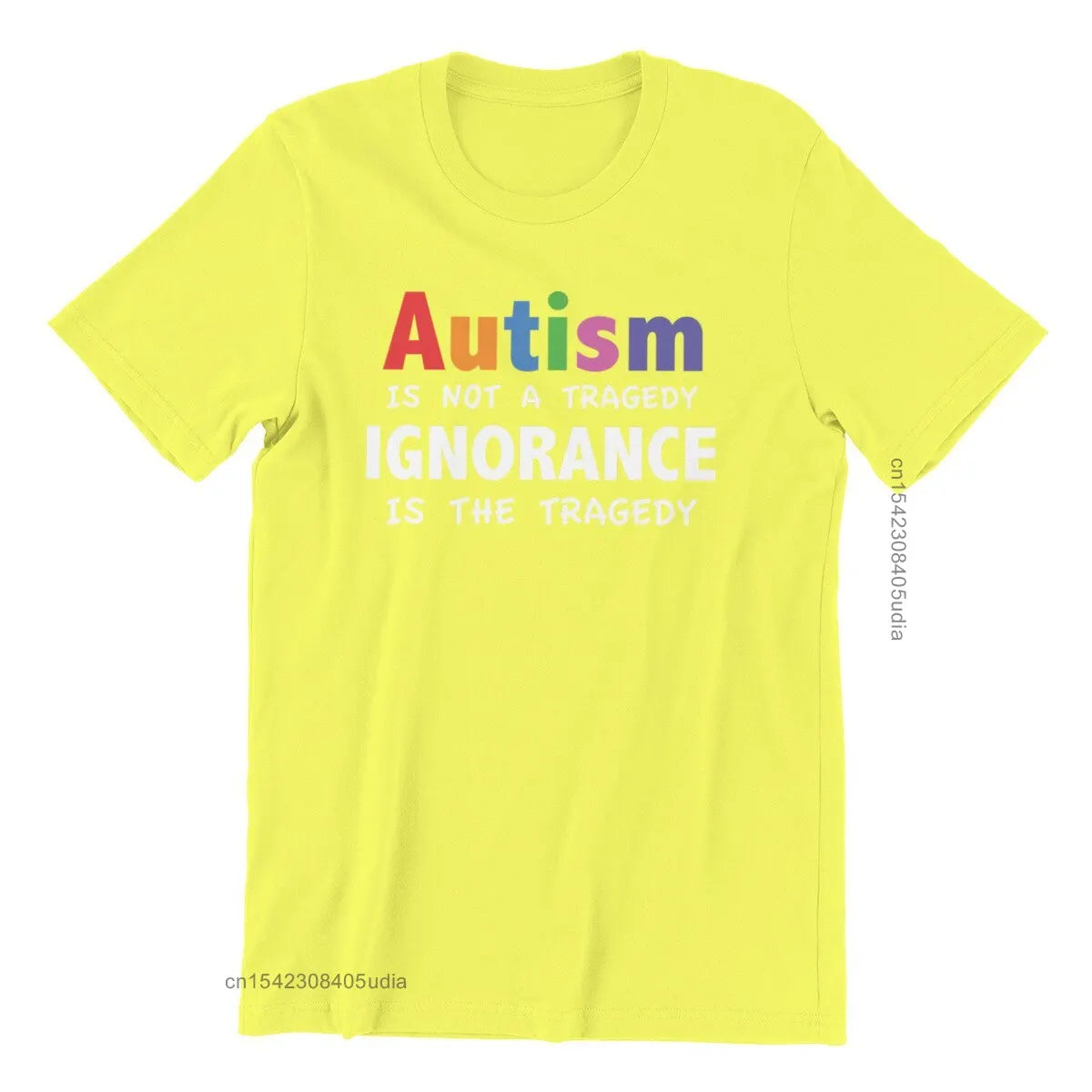 Autism Is Not A Tragedy Mens Ringer T-Shirt Red Punk Hiphop 99740 Normal Top T-Shirts T Shirt For Boys Retro Cotton T Shirts