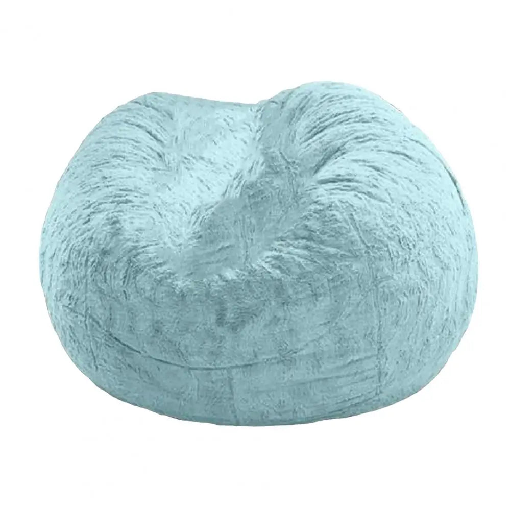 No Stuffed Gray Bean Bag Chair Giant Beanbag Pouf Sofa Bed Puff Futon Room Seat Tatami Relax Lounge Furniture Only Bag Case