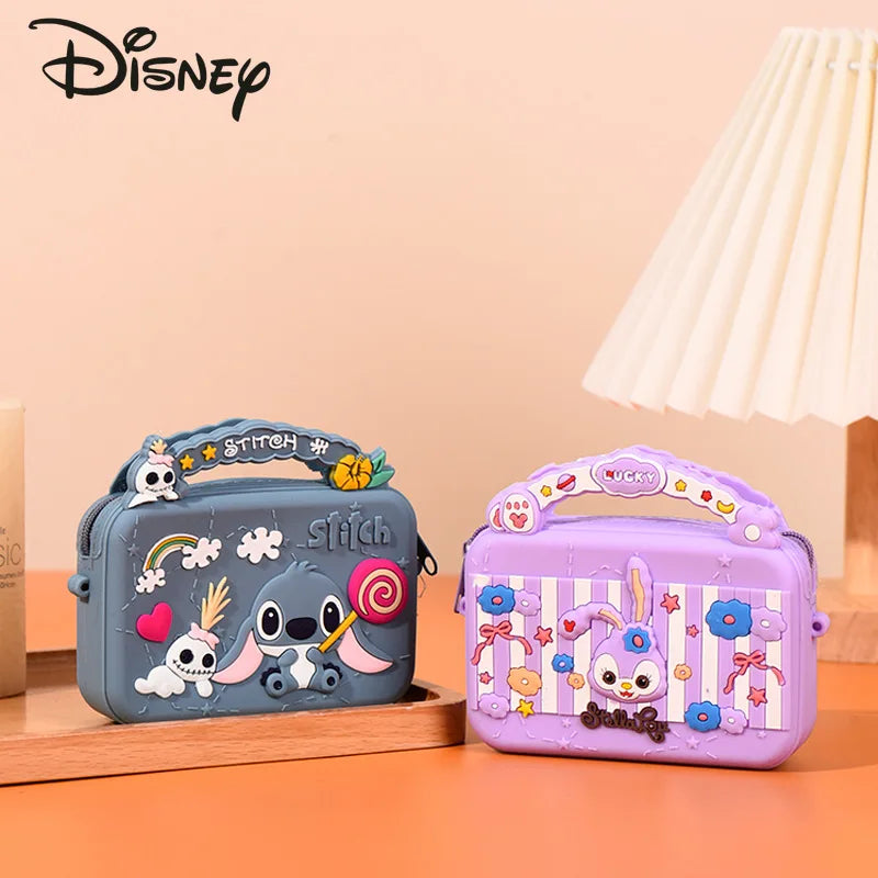 Disney New Children's Crossbody Bag Fashion High Quality Children's Handbag Cartoon Cute Birthday Gift Children's Zero Wallet