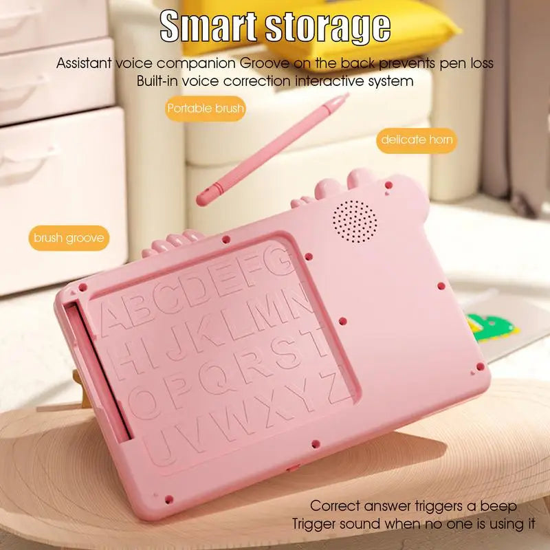 Drawing Tablet Kids Montessori Education Flash Cards Machine Baby Boys Girls Preschool Learning Reading Machine Interactive Gift