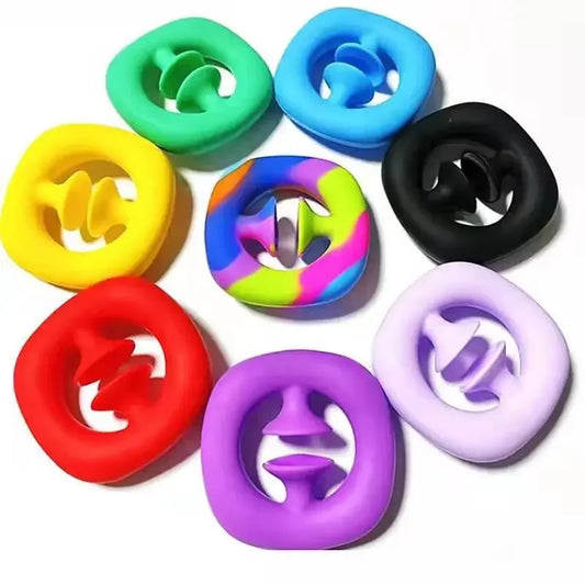 Anti-stress Finger Hand Grip Autism Special Needs Stress Reliever Anxiety Relief Toys Extrusion Sensory Pinching Ball Fidget Toy