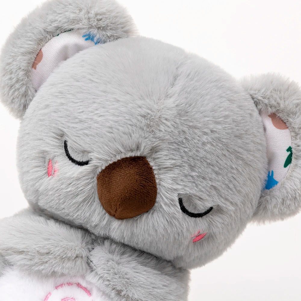 4 Modes Breathing Bear Toy Can Turn Off The Music Baby Soothing Koala Plush Doll Baby Sleep Companion Sound and Light Doll Toy