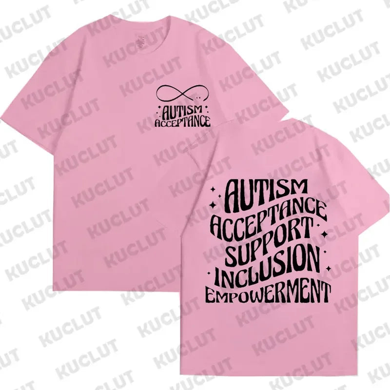 Autism Shirt Acceptance Month T Shirt Autism Mom Advocate Teacher Support Tshirt Autistic Pride Tee Awareness T-shirt Gift