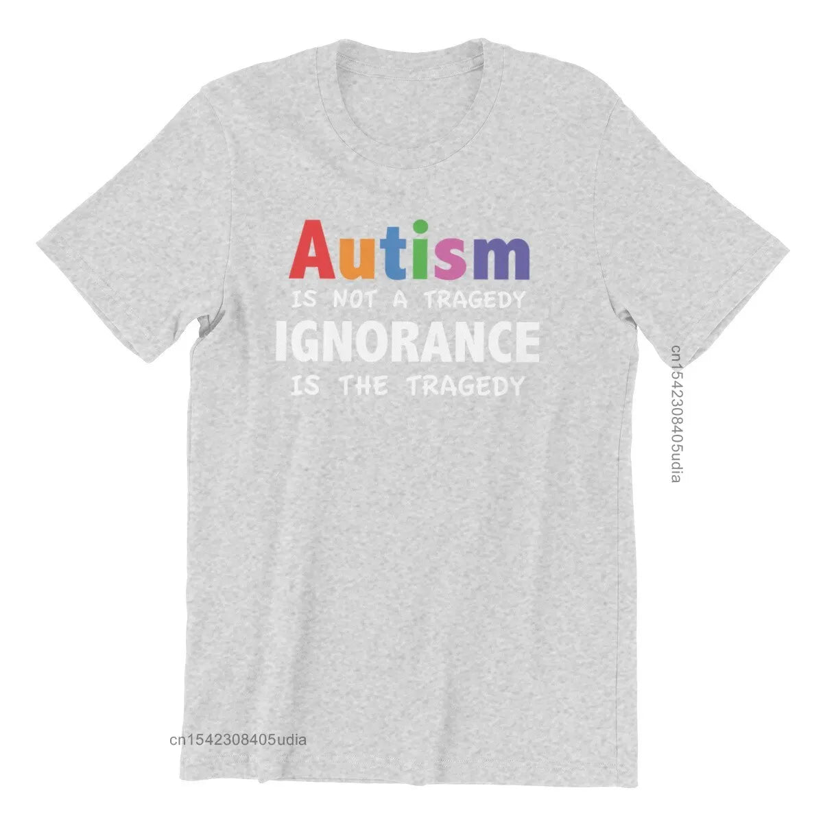 Autism Is Not A Tragedy Mens Ringer T-Shirt Red Punk Hiphop 99740 Normal Top T-Shirts T Shirt For Boys Retro Cotton T Shirts