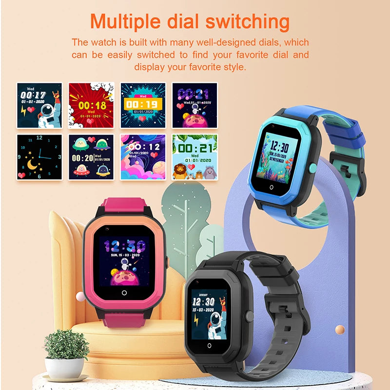 Wonlex Smart Watch Kids 4G Video call Watch Camera Phone SOS GPS wifi Location  tracker Children's smart watch KT20